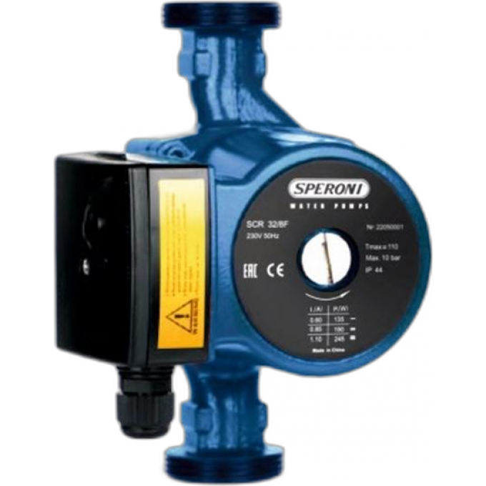 Насос SPERONI SCR 25/70-180, tre velocita, 1х230 В () циркуляционный 4 140 SPRN2570TV